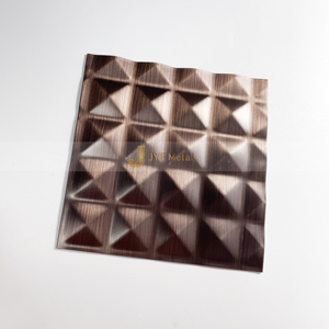 Placa de Acero Inoxidable con Patrón en Relieve EX577, Estándar JIS, para Decoración de Interiores Arquitectónicos, Ingeniería, Corte y Doblado - Product Image 6