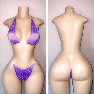 Женский топ-бикини со стразами - Product Image 6