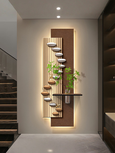 Decorazione Murale Moderna <span class=keywords><strong>di</strong></span> Lusso per Interni, Stampa Digitale su Tela con Cristalli, Paesaggio Artistico - Product Image 2
