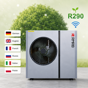 Bomba de Calor EVI de Doble Ventilador Apilada, Monitoreada por Aplicación, Adaptable para Instalación Lateral en Jardines - Product Image 1