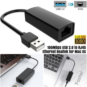 SYong แท่น2.0 <span class=keywords><strong>USB</strong></span> พร้อมอะแดปเตอร์อีเทอร์เน็ต RJ45 LAN <span class=keywords><strong>10</strong></span>/100 Mbps สำหรับ <span class=keywords><strong>Windows</strong></span> - Product Image 1