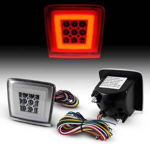 Kit antibrouillard de pare-chocs pour 2009-2019 <span class=keywords><strong>Nissan</strong></span> 370z & 2013-17 <span class=keywords><strong>Juke</strong></span> Nismo, frein rouge et antibrouillard arrière et Led blanche comme feu de recul de secours - Product Image 2