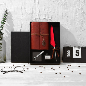 Carnet de notes personnalisable pour <span class=keywords><strong>calligraphie</strong></span>, coffret cadeau d'affaires, <span class=keywords><strong>plume</strong></span>, stylo, bouteille - Product Image 6