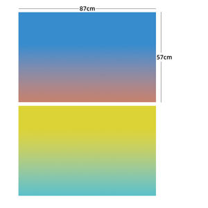 ब्लूस्की ग्रेडिएंट रंग 55*85 सेमी डबल साइड वाटरप्रूफ पेपर फोटोग्राफी पृष्ठभूमि पृष्ठभूमि के लिए उत्कृष्ट - Product Image 2