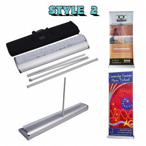 Manufacturer Aluminum Portable Lightweight Wind Resistance Display Advertising <b>Roll</b>-up 85x200 Rollup Frame Base Retractable <b>Roll</b> - Product Image 3