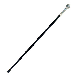 Bâton de marche Lolita bicolore blanc et bleu en alliage d'aluminium, sceptre d'étiquette pour performance scénique, bâton de randonnée extérieur - Product Image 5