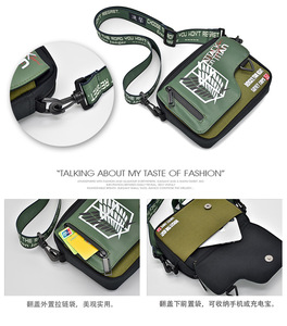 Bolsos de Hombro de Anime de Alta Calidad en 8 Colores, Bolsos de Compras, Bolsos de Pecho para Actividades al Aire Libre - Product Image 4