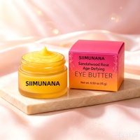 Masque pour les yeux en gel minéral et Centella SIIMUNANA, formule sans eau, anti-rides, pour peaux normales