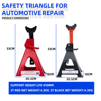 Outils de réparation automobile multi-scènes avec structure de support triangulaire double pour la fixation de sécurité des berlines et des SUV lors du levage