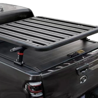 Support de lit de camion universel, support d'échelle de camion réglable en aluminium, barre de protection pour pick-up, capacité de charge de 500 kg