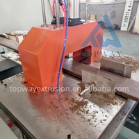 PE WPC Máquina de madera y plástico Cubierta Piso/Valla/Pilar Columna Poste/Panel de pared Línea de producción Máquina WPC
