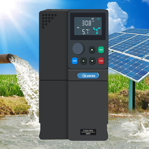 ปั๊มน้ำพลังงานแสงอาทิตย์แบบ VFD สามเฟส 380V 7.5kW รุ่น M-driver ขายส่งจากโรงงาน กำลังขับ 10 แรงม้า ประสิทธิภาพ 99% ได้รับการรับรองมาตรฐาน CE รุ่น PV500-0075G3 - Product Image 1