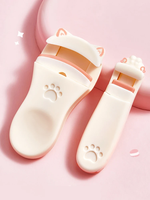 Pengeriting bulu mata cakar kucing profesional tahan lama desain lucu sesuai dengan semua bentuk untuk riasan wanita