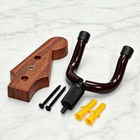 Penyangga Gantungan Dinding Bentuk Headstock Gitar Plastik Custom untuk Gitar Akustik, Elektrik, Bass, Ukulele
