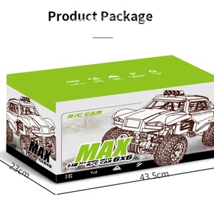 รถบังคับวิทยุออฟโรดปีนเขา ขนาด 1:12 สเกล 6x6 ความเร็วสูง ล้อใหญ่ ไฟสลับได้ ความเร็ว 6 กม./ชม. รุ่น SJY-Q101 ของเล่นบังคับวิทยุ - Product Image 6