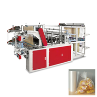 Machines automatiques 600RT pour la fabrication de sacs en plastique pour T-shirts en rouleau, machine à fabriquer des sacs de courses en nylon avec mandrin