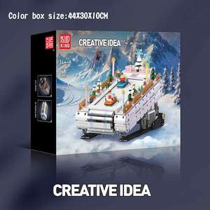 Mould King 10158 Ski Resort modelo ladrillos juguetes juego juguetes técnicos entretenimiento MOC bloques de construcción para niños - Product Image 6