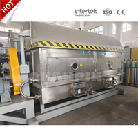 Sécheur à tambour rotatif à double tambour pour aliments chimiques industriels, aliments instantanés pour bébés, levure sèche active, machine à racler
