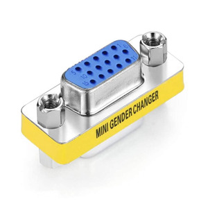 Accoppiatore connettore VGA, adattatore accoppiatore Mini commutatore di <span class=keywords><strong>genere</strong></span> HD15 femmina a femmina per proiettore monitor computer - Product Image 2