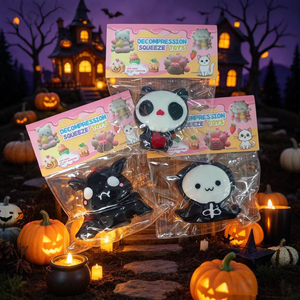 Juguete Blando de TPR con Diseño de Calavera y Murciélago para Halloween, de Rebote Lento, para Aliviar el Estrés, la Ansiedad y la Descompresión, Ideal para Mayores de 14 Años - Product Image 2