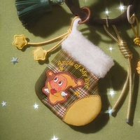 100% Labubu POPMART Original Apple of My Eye MINI Sac Mystery Box Blind Box Cadeau de Noël Chaussettes de Noël
