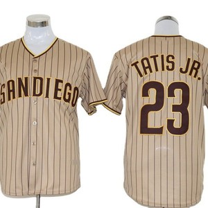 Maillots des Padres de San Diego, tailles 13 et 23, uniformes de baseball pour hommes et femmes, design rayé, coupe ample, vêtements de sport à manches courtes - Product Image 3