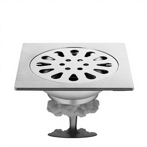 Custom 304 Stainless Steel Anti-Odor Floor <b>Drain</b> <b>Brushed</b> Bathroom Washing Machine Use Modern Simple Design Direct Sale - Product Image 3