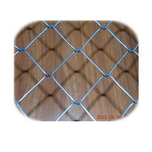 Sac tissé en métal en acier enduit de PVC de barrière de ferme de barrière de grillage de maillon de chaîne galvanisé plongé à chaud rond 3m - Product Image 1