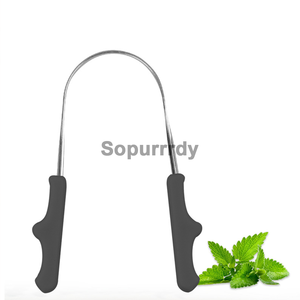 Grattoir à Langue en Acier Inoxydable avec Logo Personnalisé – Outil d'Hygiène Buccale Efficace pour Réduire la Mauvaise Haleine, Nettoyage Efficace, Aide à l'Hygiène Dentaire, Conception Portable - Product Image 3