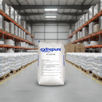 Résine échangeuse de cations à acide fort Extrepure 001x7 (Acide Polystyrène Sulfonique en gel) Équivalent C100 Garantie 1 an Eau