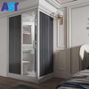 Cápsulas de baño portátiles prefabricadas integradas para cuarto de ducha prefabricado económico de Instalación rápida para hotel - Product Image 5