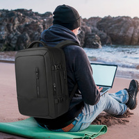 HEROIC KNIGHT Petit Sac à Dos Ordinateur de Voyage, Sac à Dos Étanche 15,6 Pouces pour Ordinateur Portable, pour le Travail, le Bureau, l'Université, pour Homme