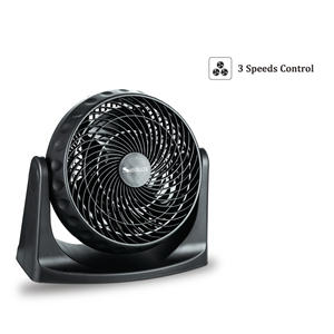 Ventilateur de refroidissement d'<span class=keywords><strong>air</strong></span> Turbo <span class=keywords><strong>Force</strong></span> 2 en 1, blanc ou noir, 8 pouces (20 cm), pour bureau et montage mural, circulation d'<span class=keywords><strong>air</strong></span> - Product Image 2