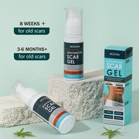 Gel Puissant et Avancé pour Cicatrices, Réparation, Réduction des Boutons, des Vergetures, Gel-Crème pour Cicatrices d'Acné, Effet Ventre Plat, Soin Raffermissant et Apaisant pour la Peau