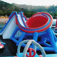 Inflatable Water Obstacle Course, Floating Water Park