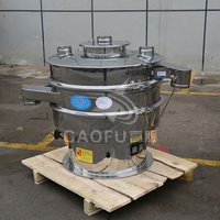 Gaofu Lebensmittelgeeigneter Rotations-Vibrationssieb 1/2/3/4 Schichten Kreissiebmaschine 500 Mesh für Mehl, Stärke und Lebensmittelpulver