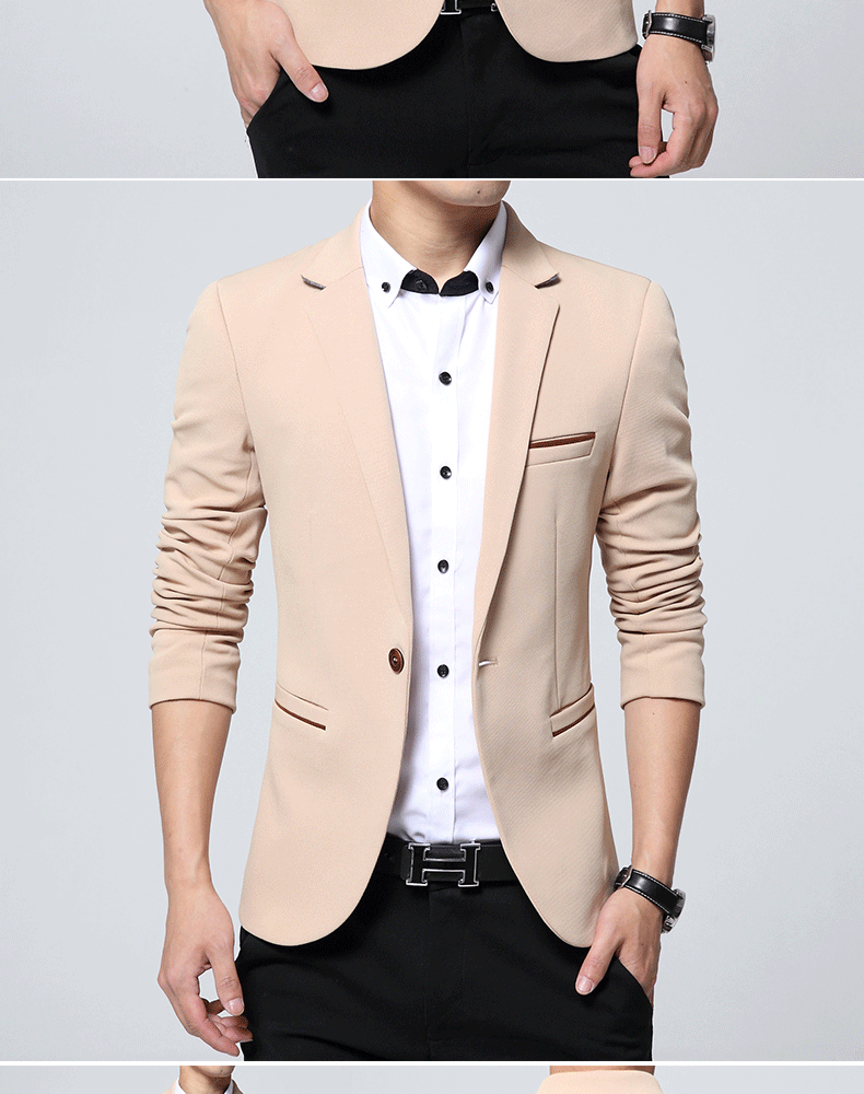 2022 Plus Size 5XL Men's Suits s Autumn Spring Fashion Slim Suit For Men Business Casual Mens Clothing B1987