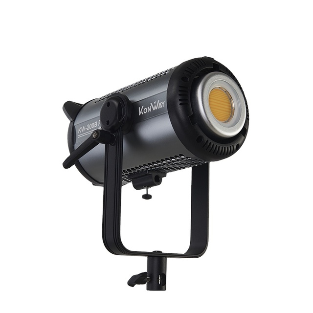 Tolifo KW-200B PRO Professional 200W Bi-color 2700-6500K Continuous Output Lighting LED COB Video Light Studio Photography Film