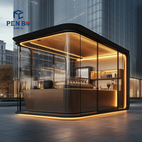 Kiosque à café moderne : Idées de design créatif, kiosques de café à vendre, conception de kiosque de café 3D Max, mobilier d'exposition