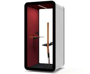 Cabina de Oficina Insonorizada, Moderna, Acústica, con Curva Suave y Sofá para la Colaboración en Equipo - Product Image 5