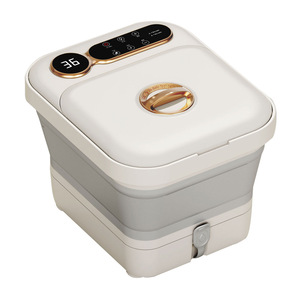 Masseur de pieds automatique pliable <span class=keywords><strong>à</strong></span> écran tactile numérique, favorise la circulation sanguine, bain de pieds électrique entièrement automatique - Product Image 1