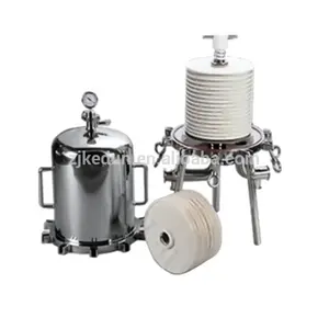Hochwertige Produkte geeignet für Wein OEM Gießerei Metall Edelstahl Doppel konvex Linse tief einstufigen Pumpen filter