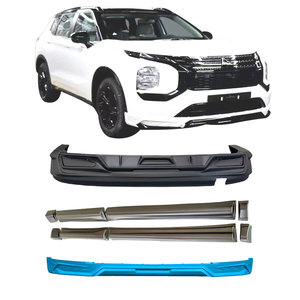 2023-2025三菱アウトランダーカーボディキットフロントリップリアリップサイドスカートABSプラスチックバンパートウフック1セット - Product Image 1