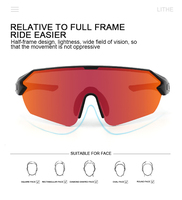 Lunettes de soleil de sport polarisées professionnelles pour hommes, avec logo personnalisé, pour VTT, vélo, baseball, interchangeables, pour l'extérieur