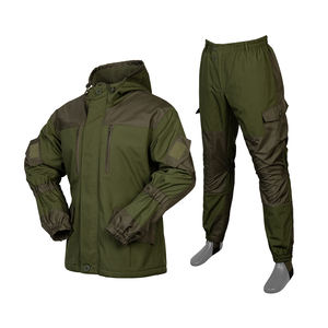 Estoque Inverno Gorka 3 Ternos <span class=keywords><strong>ATACS</strong></span> <span class=keywords><strong>FG</strong></span> Tactical Casaco de Inverno Pant Waterproof Ribstop Tactical Outdoor Trabalho Caça Uniforme Conjuntos - Product Image 3