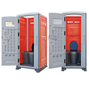 Toilettes mobiles en PEHD pour chantier extérieur, toilettes d'urgence simples tout-en-un, toilettes temporaires pour la location commerciale - Product Image 4