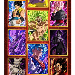 Anime Dragon Ball - Impression couleur encadrée sur papier - Boîte mystère - Figurine Son Goku - Affiche de collection - Jeu de table - Vente en gros - Product Image 3
