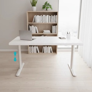 โต๊ะ<span class=keywords><strong>คอม</strong></span>พิวเตอร์โลหะปรับระดับความสูงได้ด้วยมอเตอร์เดียว คุณภาพสูง ปี 2026 สำหรับเล่นเกมและทำงานแบบยืน - Product Image 1