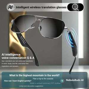 Lunettes intelligentes GY100 AI Translation BT 100, interprétation multilingue en temps réel, contrôle tactile, vidéo 1080P, étanches IP65 - Product Image 3