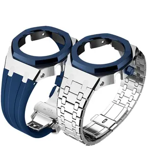 حزام جراب ساعة جديد GA2100/من الفولاذ المقاوم للصدأ لـ Casio GA2100